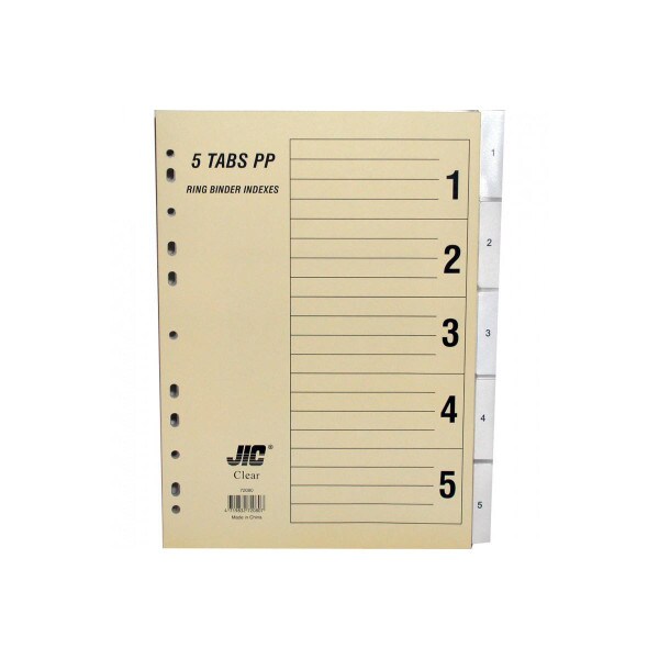 PVC Grey Divider 1-5